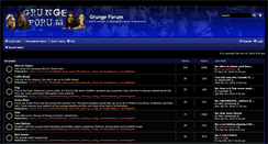Desktop Screenshot of grungeforum.com