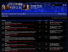 Tablet Screenshot of grungeforum.com
